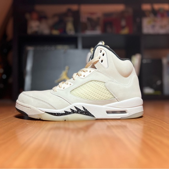 NIKE | AIR JORDAN | RETRO 5, SAIL. SZ 12 - Picture 2 of 7